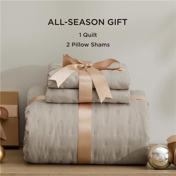 King Quilt - Ultra Soft Quilt Bedding for Modern Farmhouse Bedroom - Picture 6 of 7